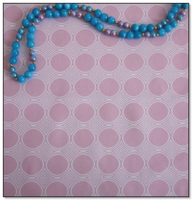 The pink dot fabric by Gingezel that was featured in Trend Bible.